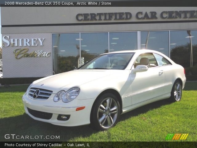 2008 Mercedes-Benz CLK 350 Coupe in Arctic White