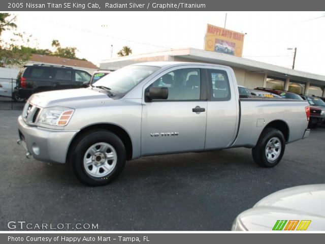 2005 Nissan Titan SE King Cab in Radiant Silver