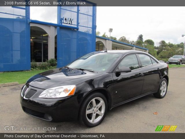 2008 Pontiac G6 V6 Sedan in Black