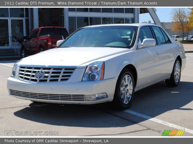 2011 Cadillac DTS Premium in White Diamond Tricoat
