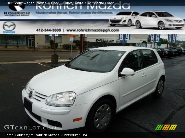 2008 Volkswagen Rabbit 4 Door in Candy White