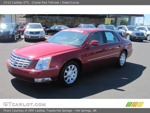 2010 Cadillac DTS  in Crystal Red Tintcoat