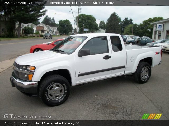 2008 Chevrolet Colorado LT Extended Cab 4x4 in Summit White