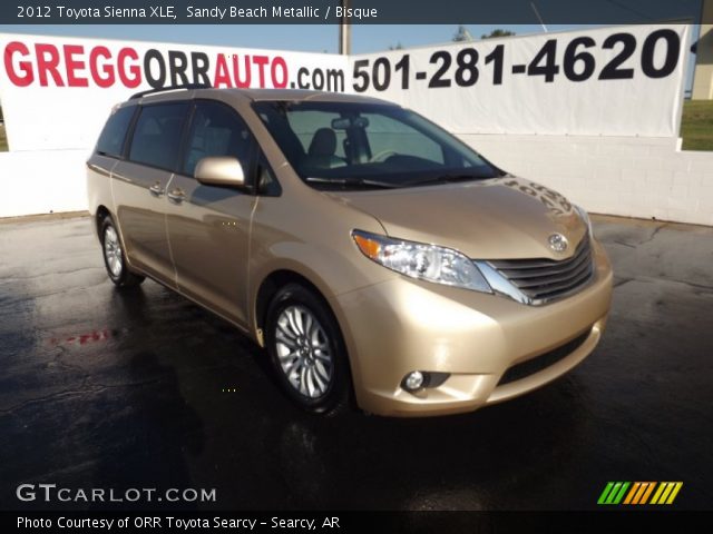 2012 Toyota Sienna XLE in Sandy Beach Metallic