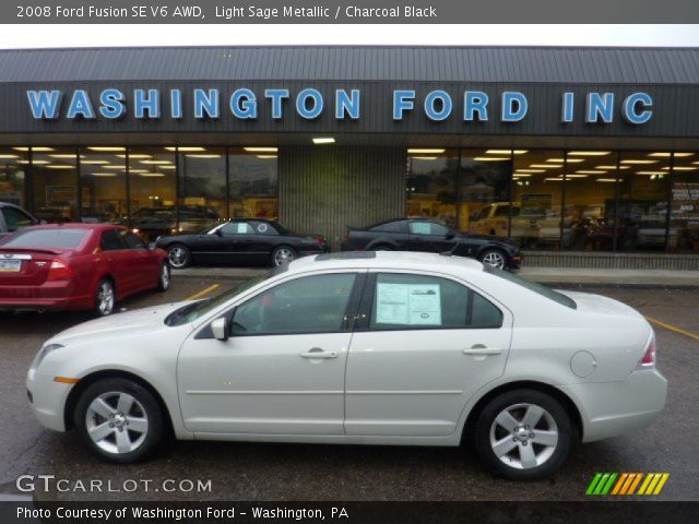 2008 Ford Fusion SE V6 AWD in Light Sage Metallic