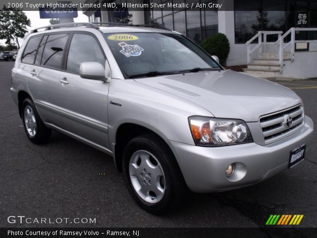 2006 Toyota Highlander Limited 4WD in Millenium Silver Metallic