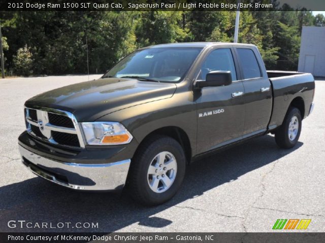 2012 Dodge Ram 1500 SLT Quad Cab in Sagebrush Pearl