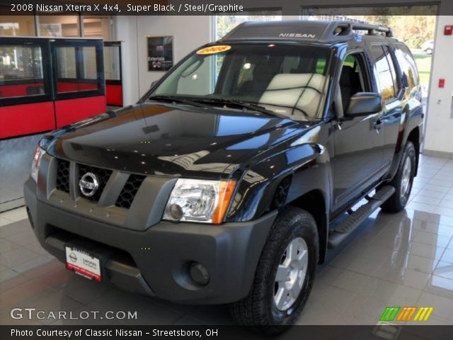 2008 Nissan Xterra X 4x4 in Super Black