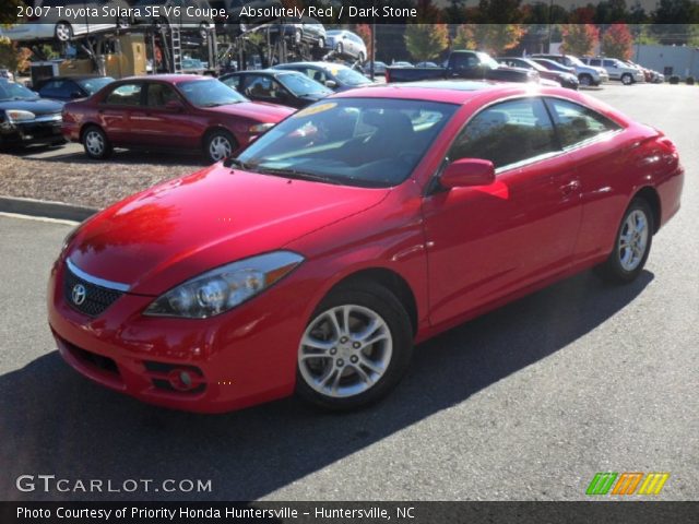 2007 Toyota Solara SE V6 Coupe in Absolutely Red