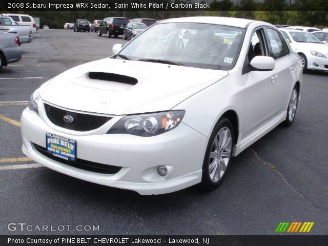 2008 Subaru Impreza WRX Sedan in Satin White Pearl
