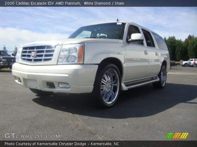 2006 Cadillac Escalade ESV AWD Platinum in White Diamond