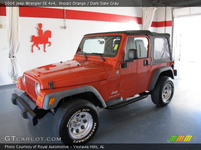 2006 Jeep Wrangler SE 4x4 in Impact Orange