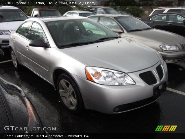 2007 Pontiac G6 Sedan in Liquid Silver Metallic