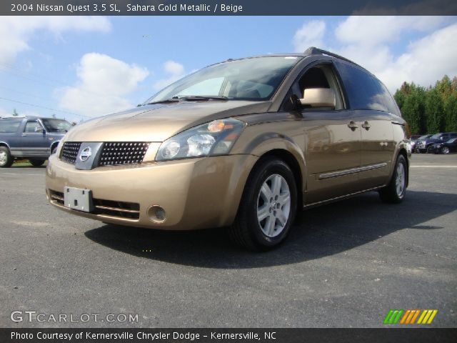 2004 Nissan Quest 3.5 SL in Sahara Gold Metallic