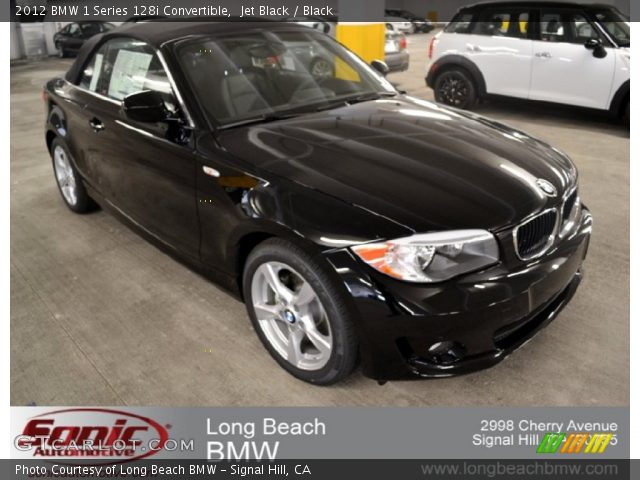 2012 BMW 1 Series 128i Convertible in Jet Black