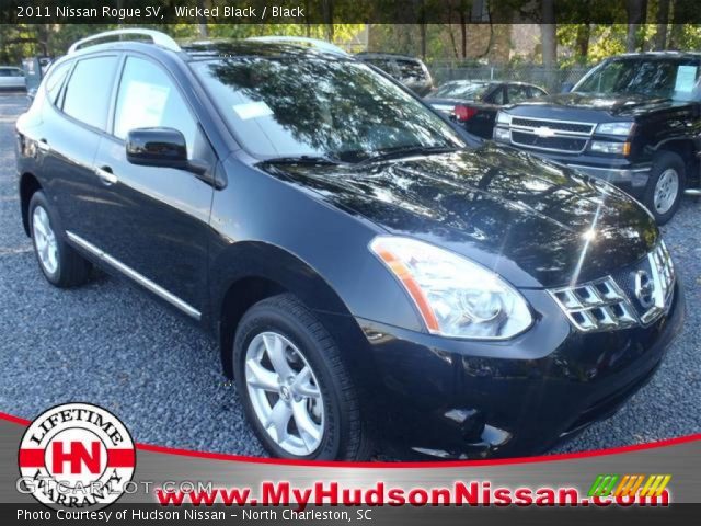 2011 Nissan Rogue SV in Wicked Black