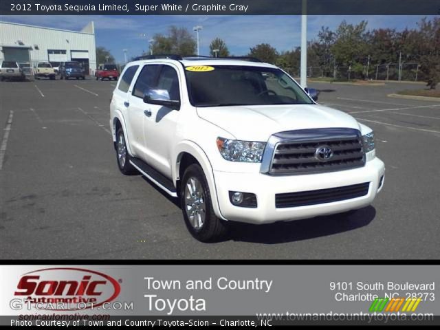 2012 Toyota Sequoia Limited in Super White