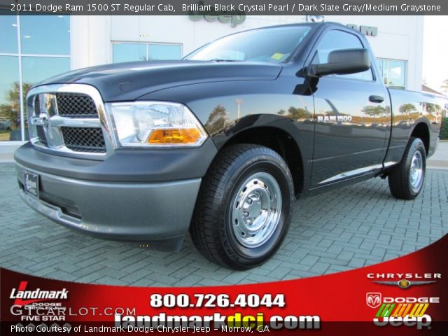 2011 Dodge Ram 1500 ST Regular Cab in Brilliant Black Crystal Pearl