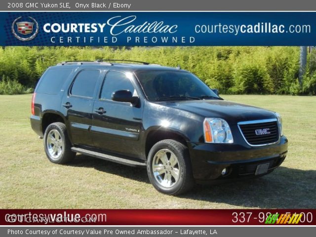 2008 GMC Yukon SLE in Onyx Black