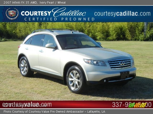 2007 Infiniti FX 35 AWD in Ivory Pearl