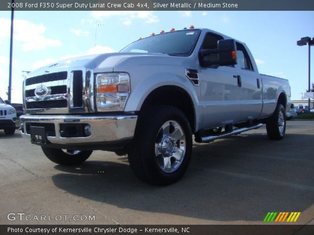 2008 Ford F350 Super Duty Lariat Crew Cab 4x4 in Silver Metallic