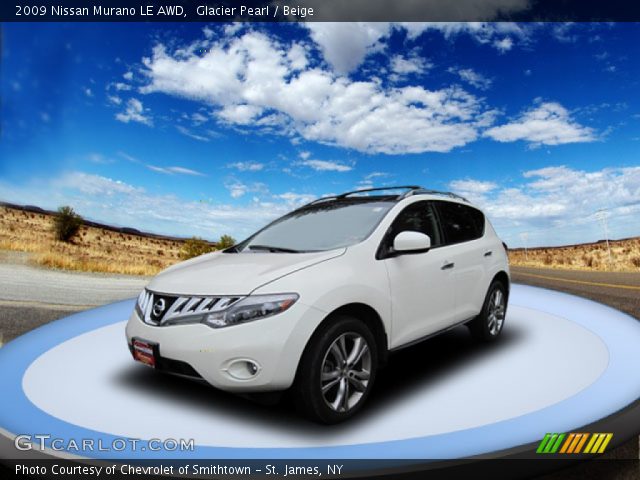 2009 Nissan Murano LE AWD in Glacier Pearl