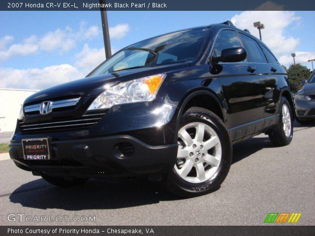 2007 Honda CR-V EX-L in Nighthawk Black Pearl