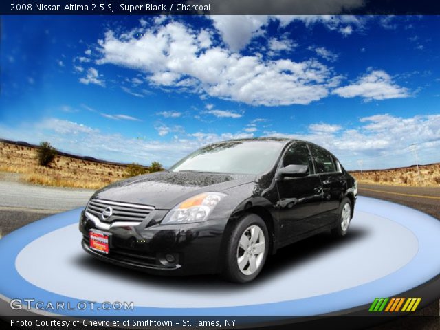 2008 Nissan Altima 2.5 S in Super Black