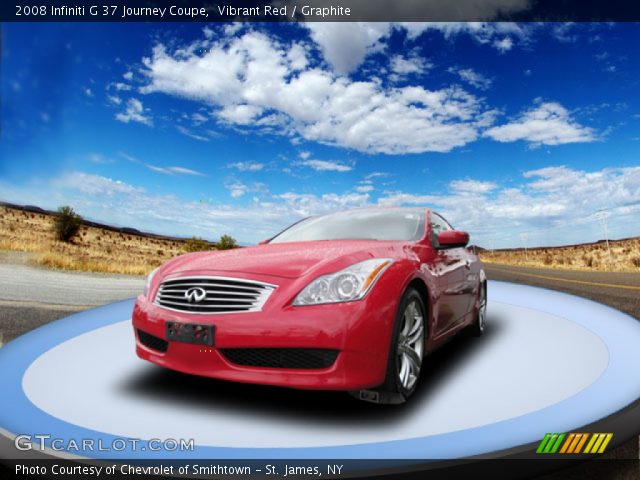 2008 Infiniti G 37 Journey Coupe in Vibrant Red