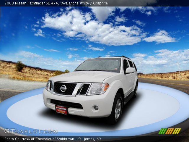 2008 Nissan Pathfinder SE 4x4 in Avalanche White