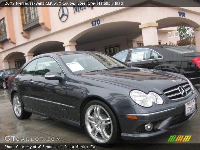 2009 Mercedes-Benz CLK 550 Coupe in Steel Grey Metallic