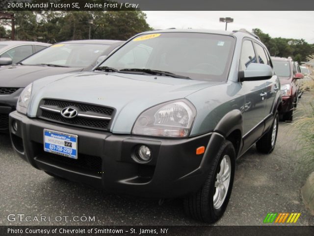 2008 Hyundai Tucson SE in Alpine Frost