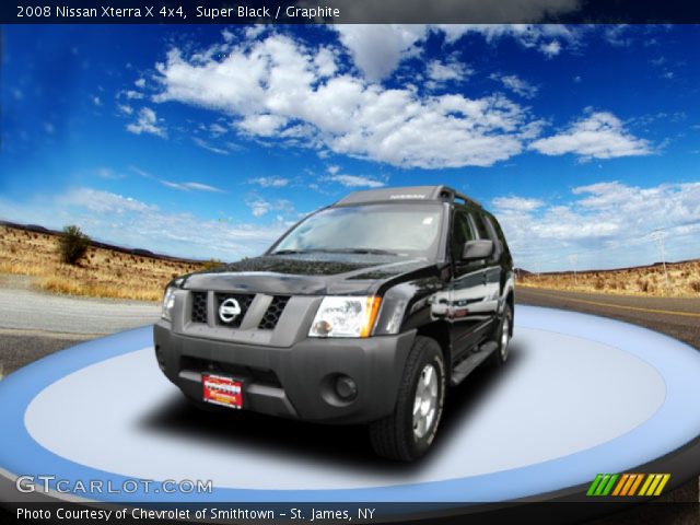 2008 Nissan Xterra X 4x4 in Super Black
