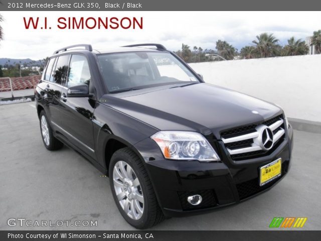 2012 Mercedes-Benz GLK 350 in Black