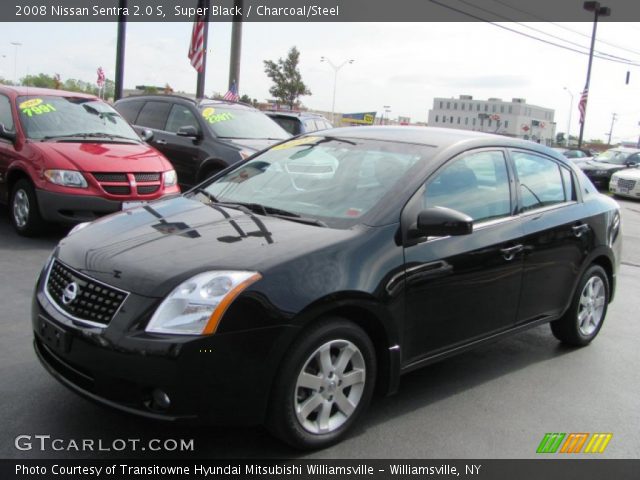 2008 Nissan Sentra 2.0 S in Super Black