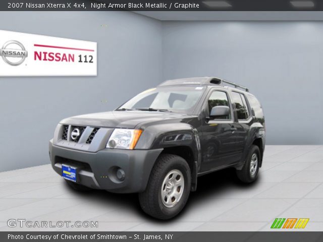2007 Nissan Xterra X 4x4 in Night Armor Black Metallic