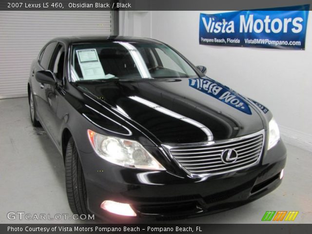 2007 Lexus LS 460 in Obsidian Black