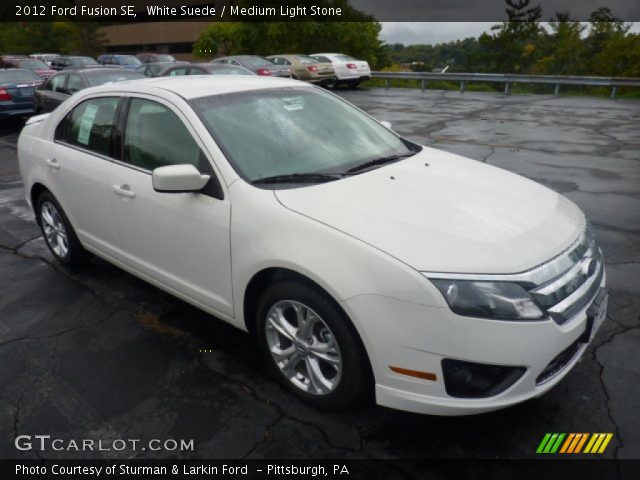 2012 Ford Fusion SE in White Suede