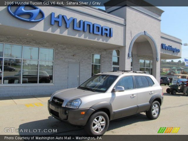 2006 Hyundai Tucson GLS V6 4x4 in Sahara Silver