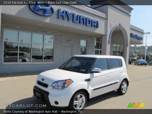 2010 Kia Soul + in Clear White