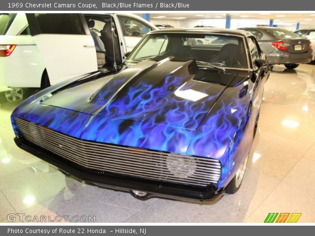 1969 Chevrolet Camaro Coupe in Black/Blue Flames