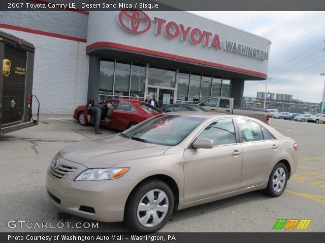 2007 Toyota Camry LE in Desert Sand Mica