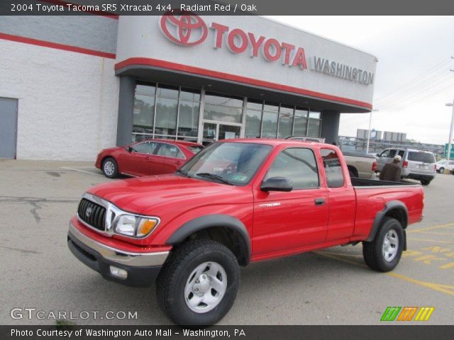 2004 Toyota Tacoma SR5 Xtracab 4x4 in Radiant Red