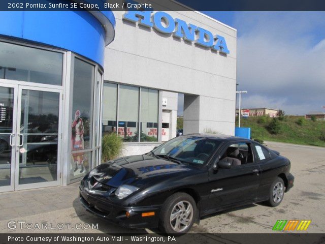 2002 Pontiac Sunfire SE Coupe in Black