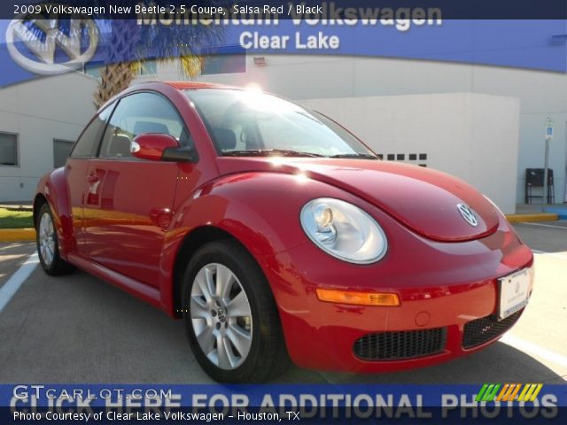 2009 Volkswagen New Beetle 2.5 Coupe in Salsa Red