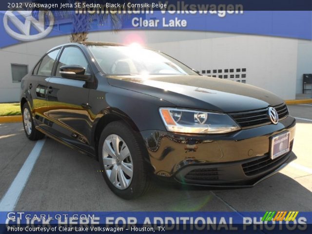 2012 Volkswagen Jetta SE Sedan in Black