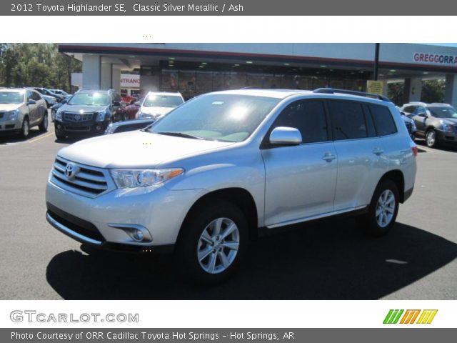 2012 Toyota Highlander SE in Classic Silver Metallic