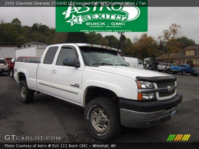 2003 Chevrolet Silverado 2500HD LS Extended Cab 4x4 in Summit White