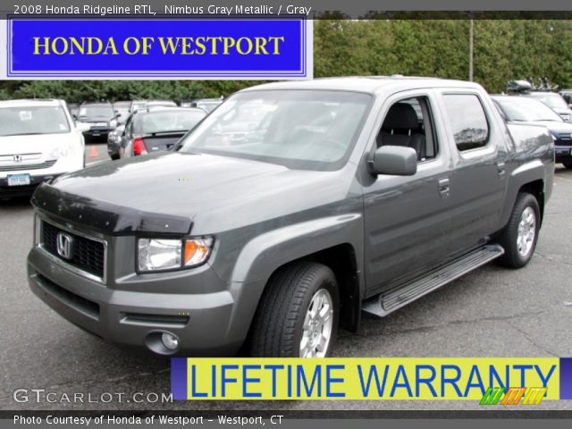 2008 Honda Ridgeline RTL in Nimbus Gray Metallic