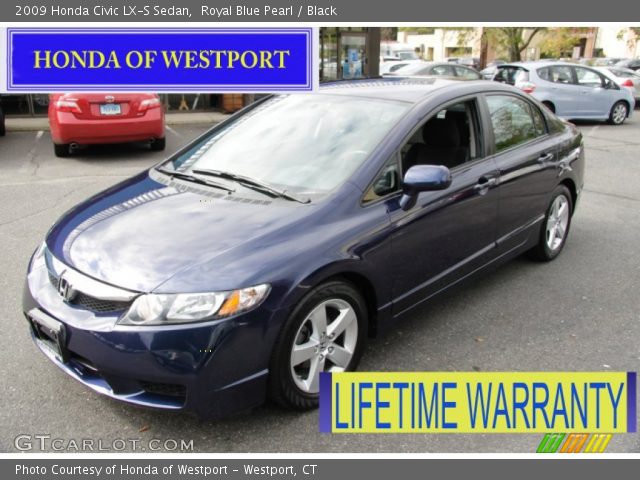 2009 Honda Civic LX-S Sedan in Royal Blue Pearl